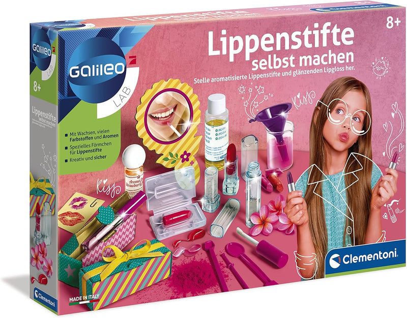 Galileo Lab – Lippenstifte selbst machen, Experimentierkasten für Beauty-Fans, duftende Lippenpflege