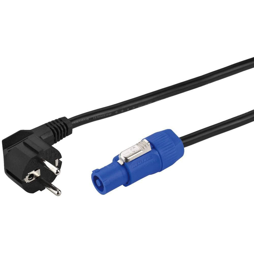IMG STAGELINE AAC-115P Strom Anschlusskabel [1x Schutzkontakt-Stecker - 1x PowerCon-Stecker] 2.00m S