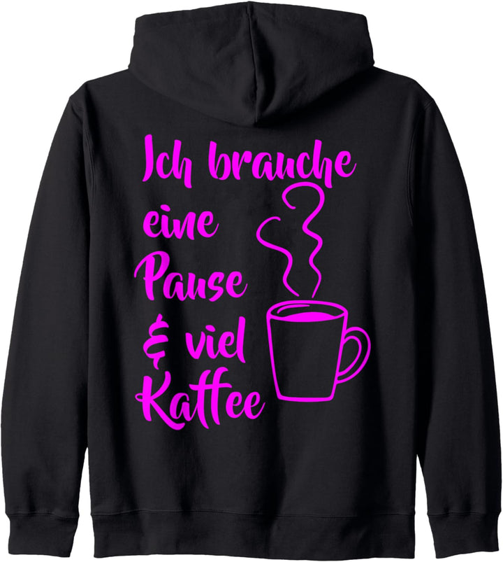 Pausenjacke Krankenschwester pink Krankenpflege Altenpflege Kapuzenjacke