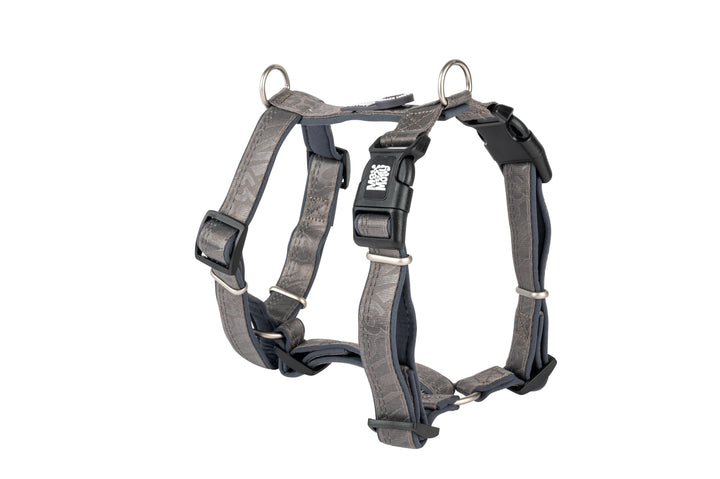 Max & Molly Hundegeschirr Matrix 2.0 Stone/XS in H-Form, für Hunde mit Gotcha! Smart ID, Geschirr Hu