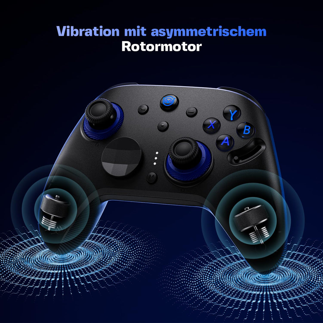 NYXI Imperial PC Gaming Controller mit Einstellbarer TMR Joysticks (Null-Drift), Austauschbare ABXY-