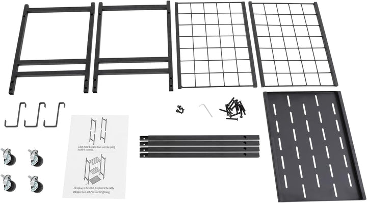 Gartengeräte Ständer Metall Gartenwerkzeugregal Gerätehalter Organizer Gartenwerkzeug Halter 43 * 30