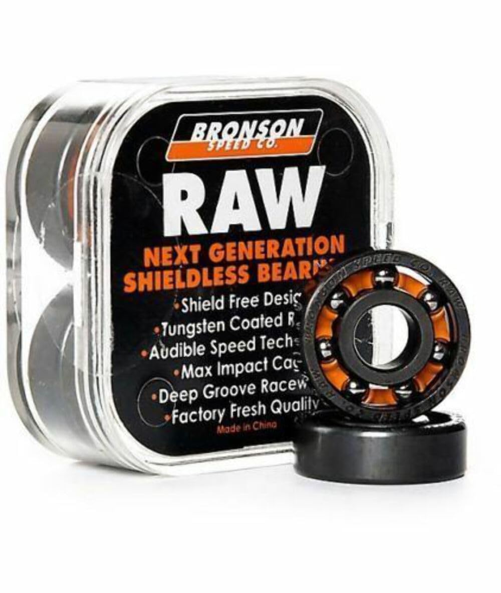 Bronson++ Skateboard Kugellager Raw Kugellager grey/orange, grey/orange