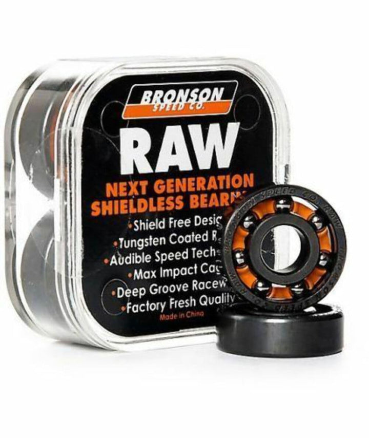 Bronson++ Skateboard Kugellager Raw Kugellager grey/orange, grey/orange