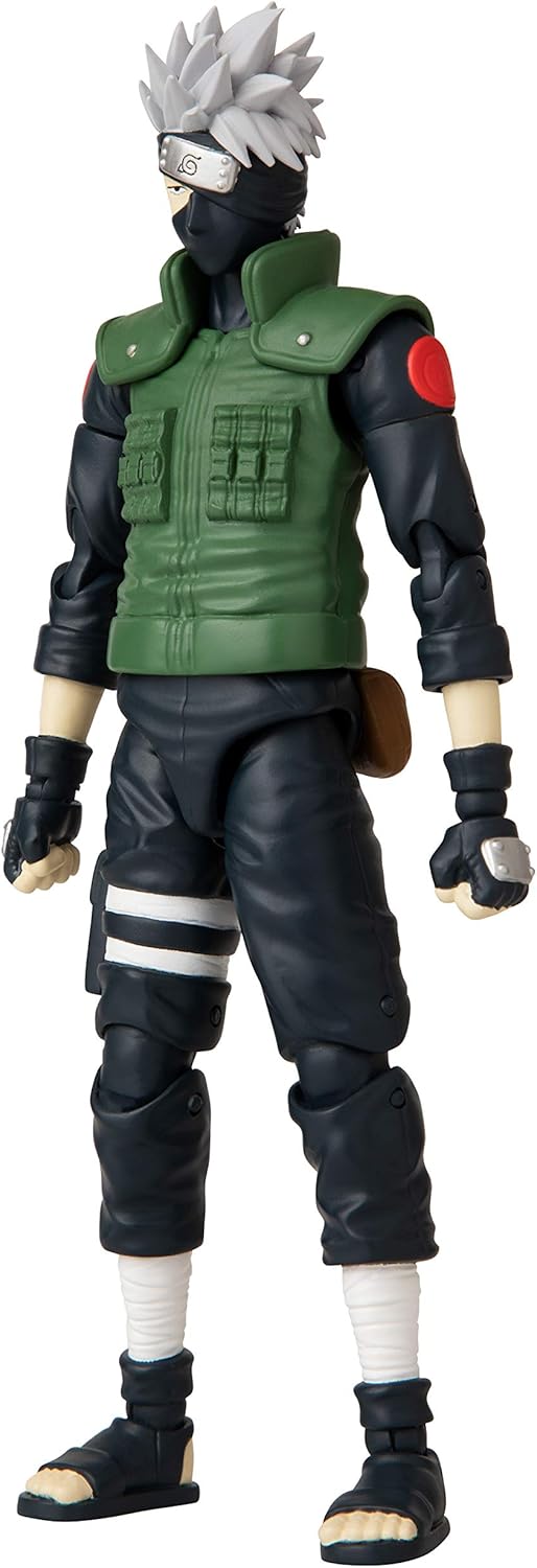 Bandai – Anime Heroes – Naruto Shippuden – Anime-Heldenfiguren 17 cm – Kakashi Hatake – Offizielle L