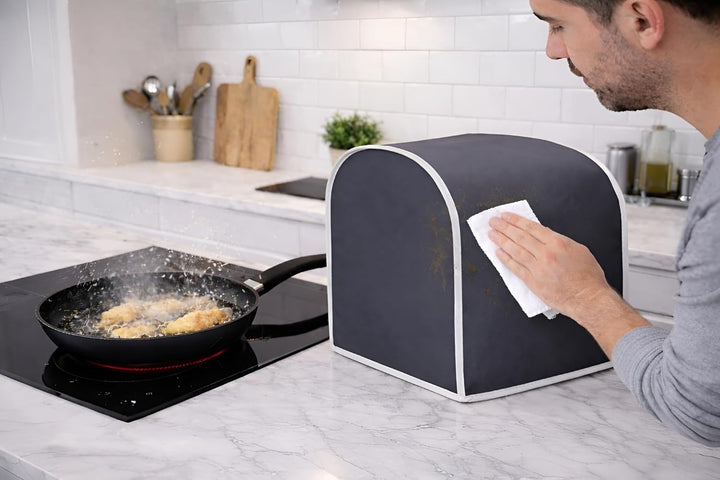 Schutzhülle von hoher Qualität, kompatibel mit Monsieur Cuisine Connect und Plus. Handgefertigt. Mat