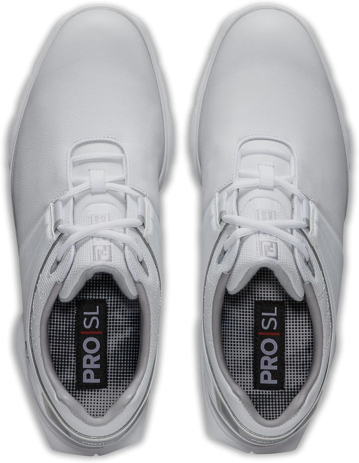 FootJoy Herren Pro|sl Golfschuhe 38.5 EU Weiss Grau, 38.5 EU Weiss Grau