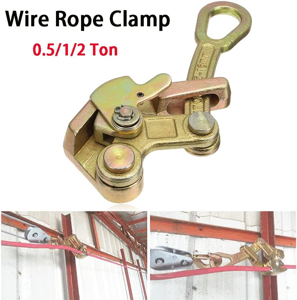 Drahtseilspanner Klemme, Heavy Duty Drahtspanner Multifunktionale Drahtseil Kabelklemme für Kommunik