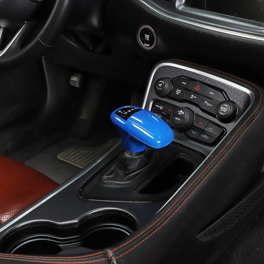 Voodonala Für Challenger Charger ABS Schaltknäufe Abdeckung Verkleidung für Dodge Challenger Charger