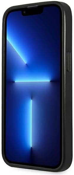 GUESS GUHCP13LPSATLG Hülle für iPhone 13 Pro / 13 6,1" Silber hardcase SaffianoTriangle Logo