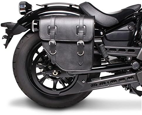 BS-Motoparts Satteltasche für Kawasaki Vulcan S Texas Schwarz rechts