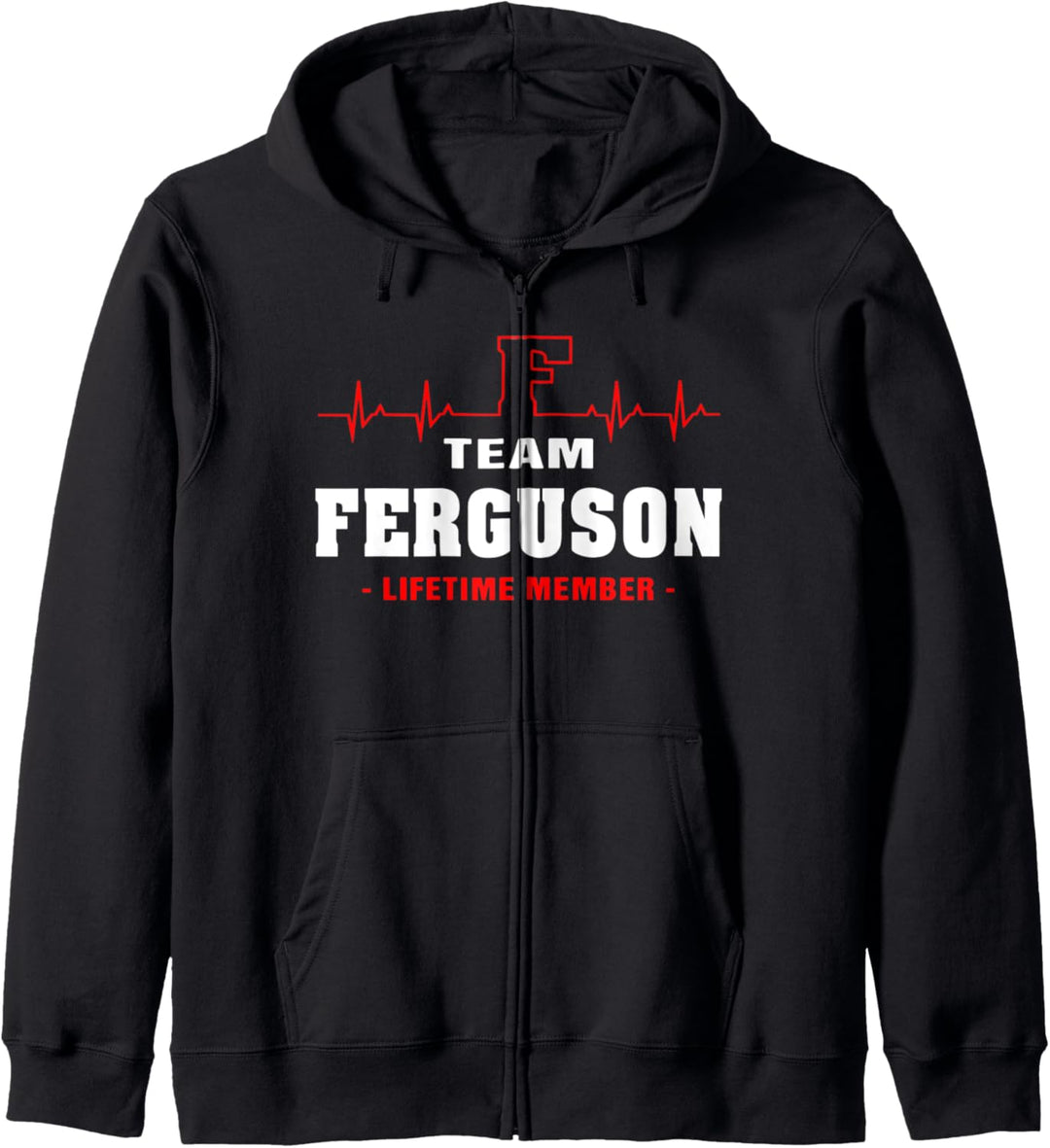 Ferguson Surname Protective Family Team Ferguson Lifetime Mitglied Kapuzenjacke