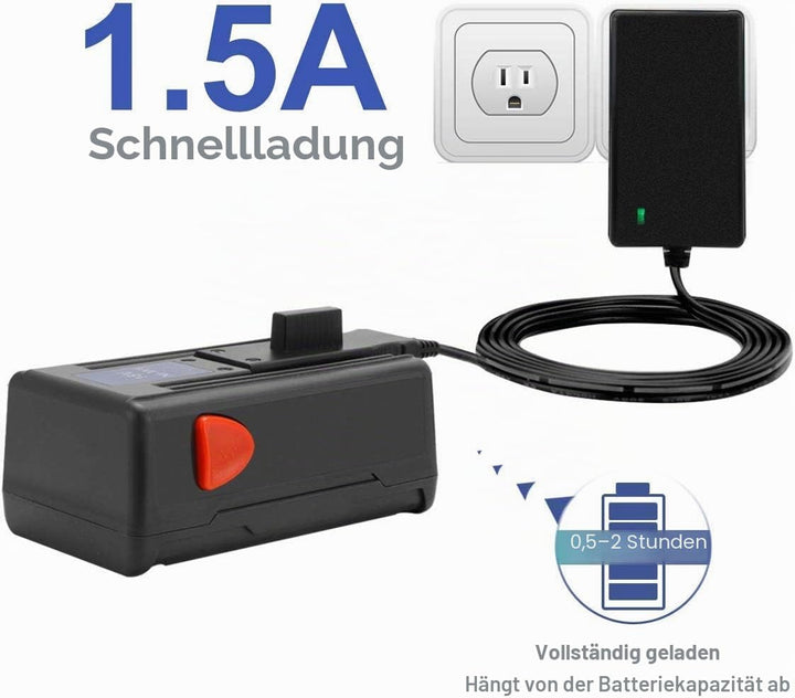 Exmate 18V Ladegerät für Gardena 8834-20 18V NI-MH/NI-Cd Akkus (Nicht für Lithium Akkus)