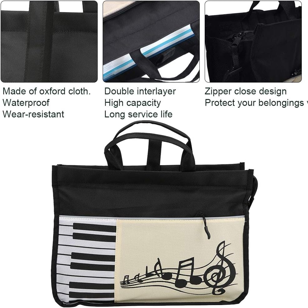 Noten-Tasche, Studentenrucksack Handtasche im japanischen Stil Oxford Waterproof Wear-Resistant Doub