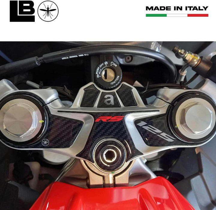 labelbike - 3D Aufkleber für Motorrad Lenkplattenschutz und Dekoration aus Harz kompatibel mit April
