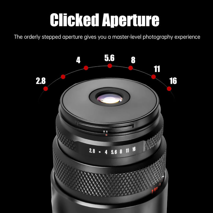 AstrHori 25 mm F2,8 2X-5X Ultra Makro Objektiv, Vollformat, manueller Fokus, kompatibel mit spiegell