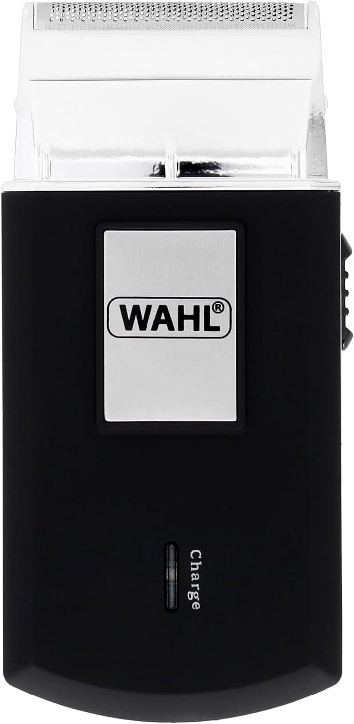 Wahl Travel Shaver - Kabelloser und wiederaufladbarer elektrischer Rasierer für Herren, ideal für Re