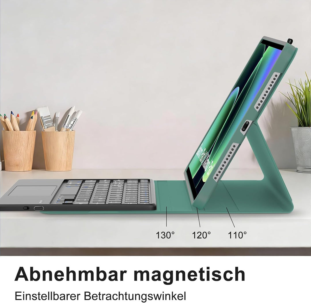 Für Xiaomi Pad 8/8 Pro und Xiaomi Pad 7/7 Pro 11.2 Zoll Hülle Tastatur | Mit Trackpad Magnetisch Abn