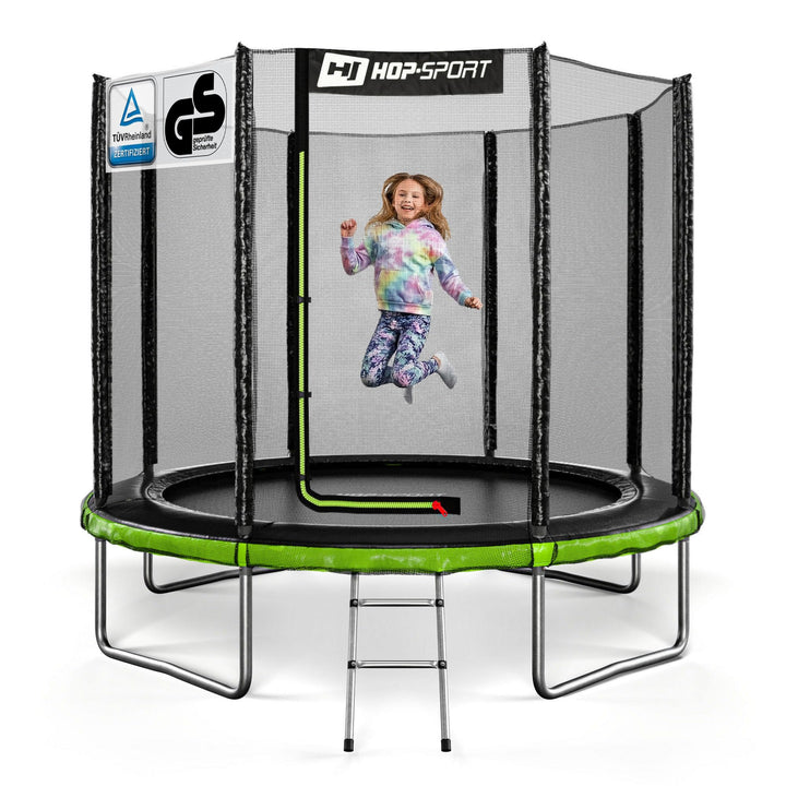 Hop-Sport Trampolin Outdoor - Ø 244/305/366/427/488 cm - Trampolin mit aussenliegenden Sicherheitsne