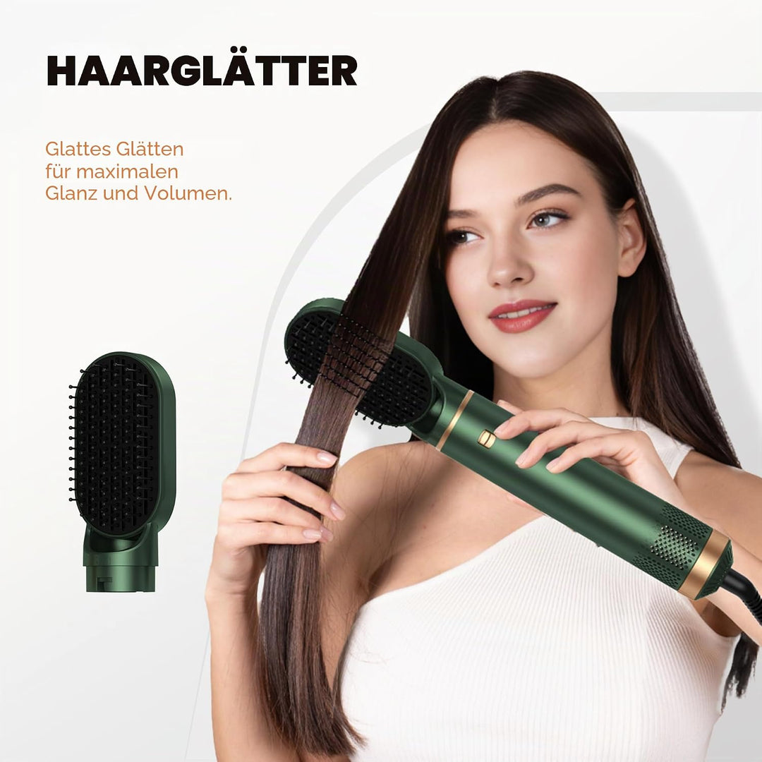 UKLISS Hair Styler Set Hairstyler 5 in 1 Haarstyler, Airstyler Air Curlers Föhn 5 in 1 Mit Rundbürst