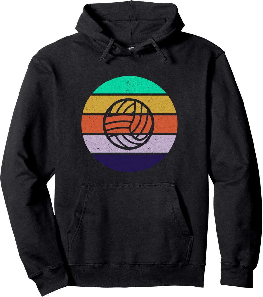 Volleyball Vintage Outfit Herren Damen Retro Volleyball Spieler Pullover Hoodie