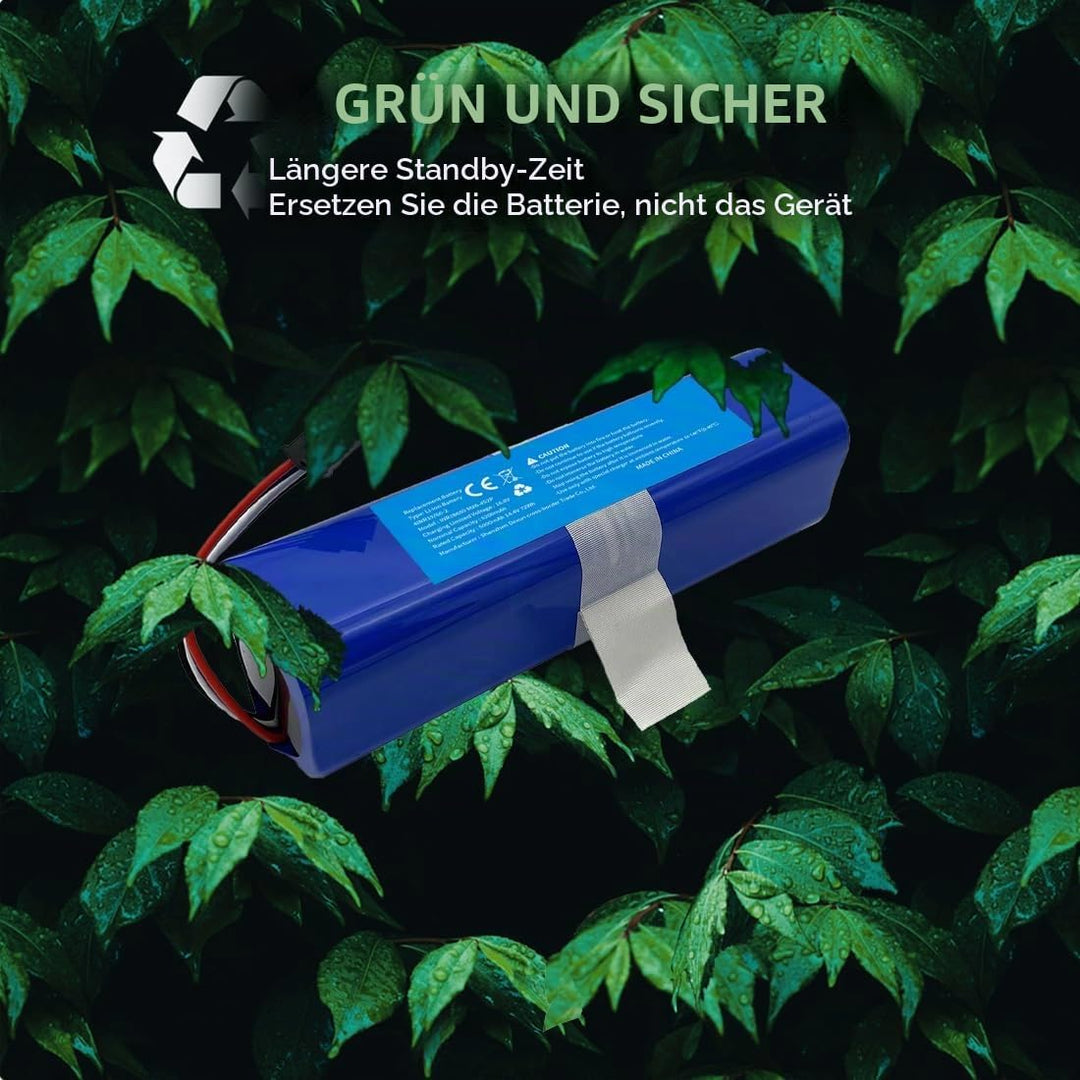 Ersatz Akku für Eufy Robovac L70 Hybrid, T2190, T2190G21 INR18650M26-4S2P 5200mAh 14.4V-74.88Wh