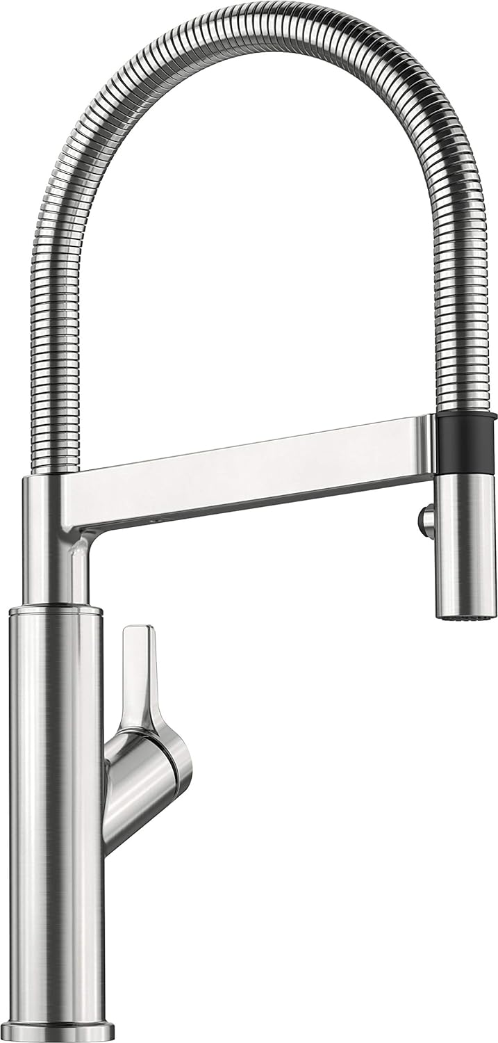 Blanco 522407 SOLENTA-S Senso UltraResist S Küchenarmatur, 230 V, Edelstahl Finish Sensor Hebel rech