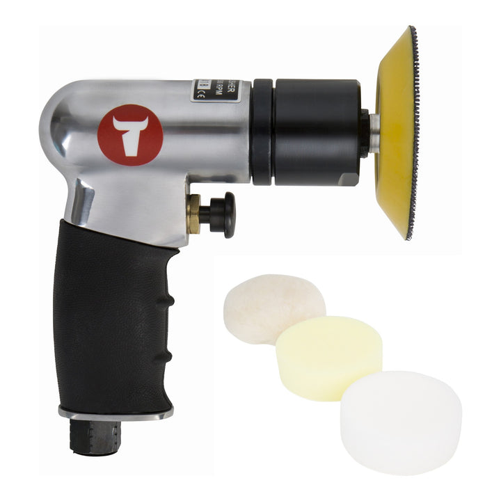 STIER Mini-Polier-Satz MP-25, Länge 130 mm, 6-teilig, verschiedene Polierscheiben, ideal für detaill