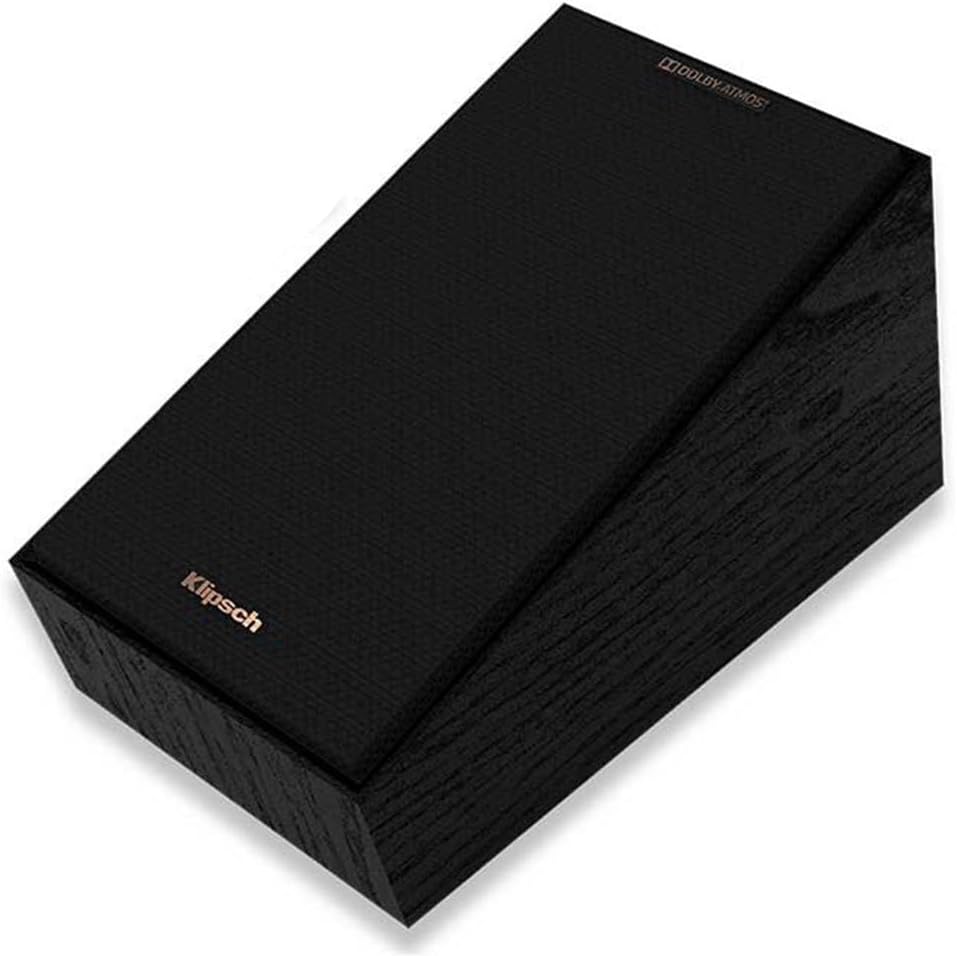 Klipsch R-40SA Black (Paar) - Sorround Dolby Atmos Lautsprecher für Heimkino Projektion Decke Single