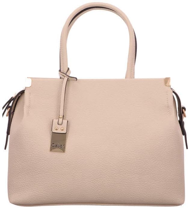 Gabor bags Gela Damen Shopper Umhängetasche Reissverschluss Beige 35 x 13,5 x 24 Beige, 35 x 13,5 x