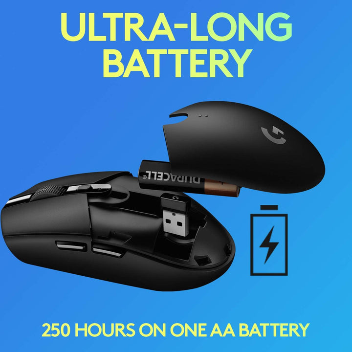 Logitech G305 Lightspeed Wireless Gaming Maus + Logitech G733 LIGHTSPEED Kabelloses Gaming Headset m