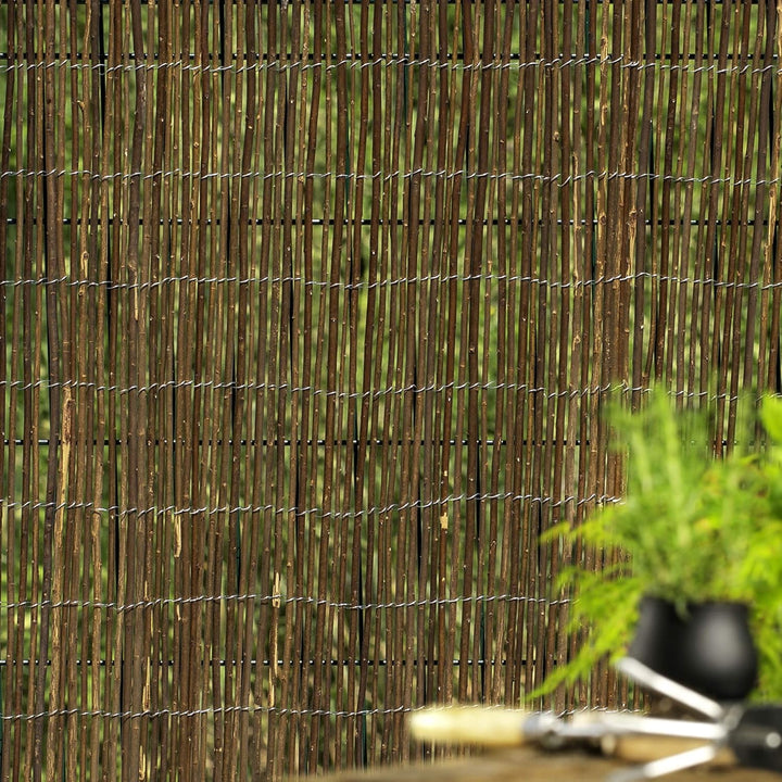 Windhager Sichtschutzmatte Nagoya, Weidenzaunmatte für Garten, Balkon und Terrasse, Sichtschutz-Zaun