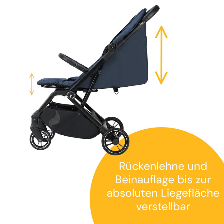 Osann Boogy 2 Kinderwagen Buggy mit Liegefunktion ab Geburt bis 22 kg - Reisebuggy inklusive Regenve