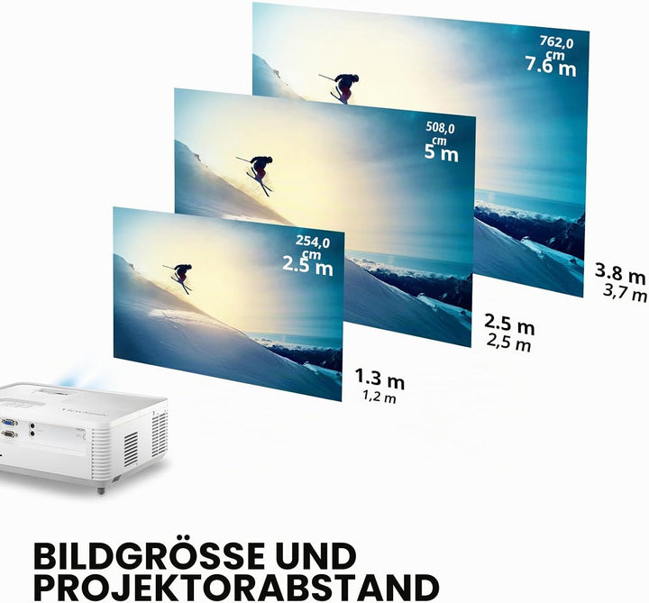 ViewSonic PA700X Beamer, 4500 ANSI Lumen, XGA 1024x768, Kontrastverhältnis 12.500:1, Bildgrösse bis
