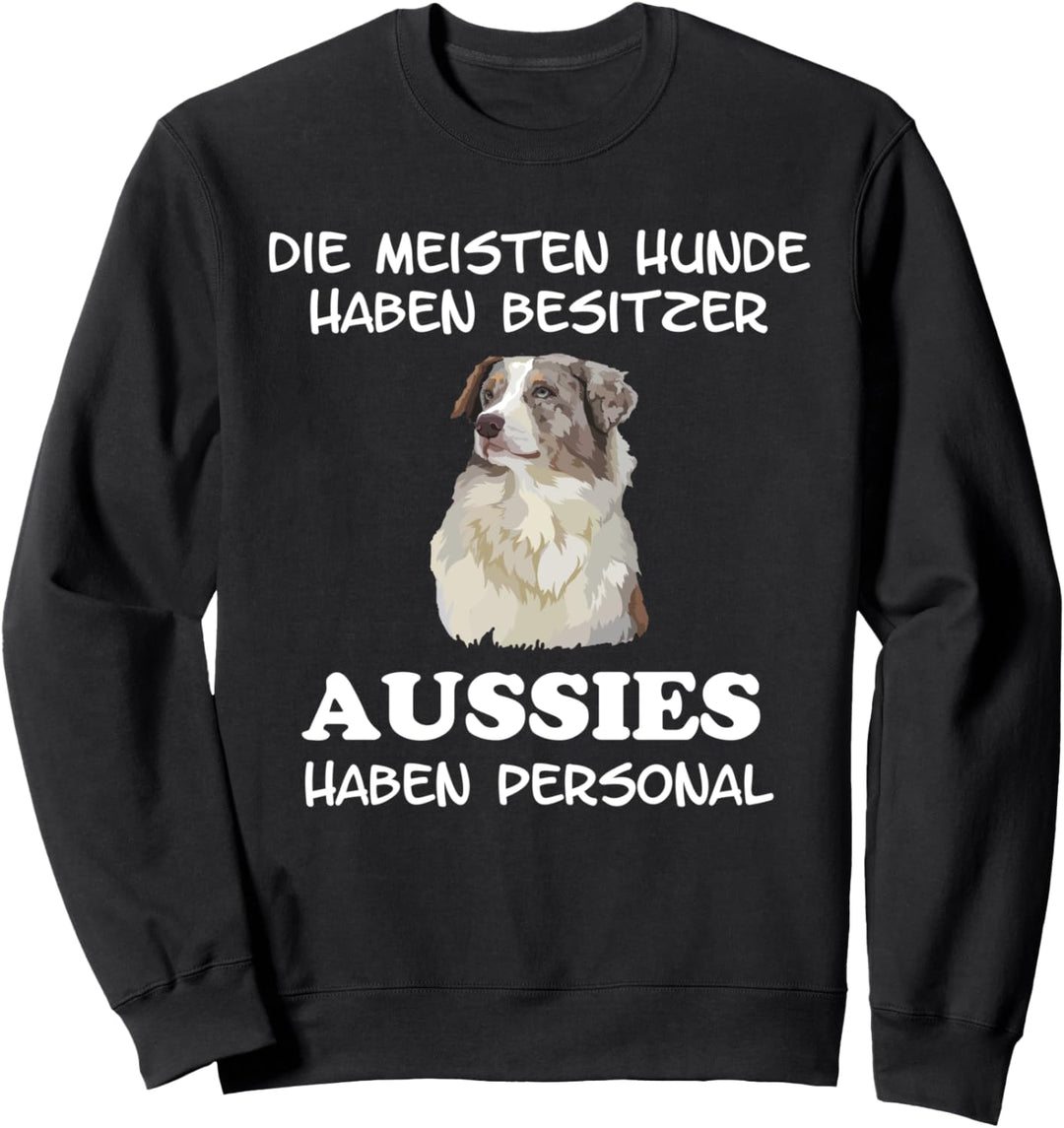 Aussie Australian Shepherd Hunde Damen Herren Geschenk Sweatshirt