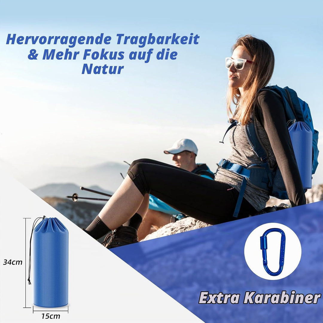 Aufblasbare Isomatte (Fusspumpe),83CM Ultrabreit Isomatte Luftmatratze Camping,13CM Verdicktes Aufbl