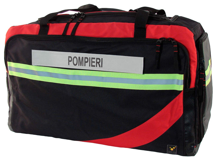 tee-uu RAGBAG PRO Bekleidungstasche (verschiedene Varianten) Inkl. Reflexstreifen "Pompieri", Inkl.