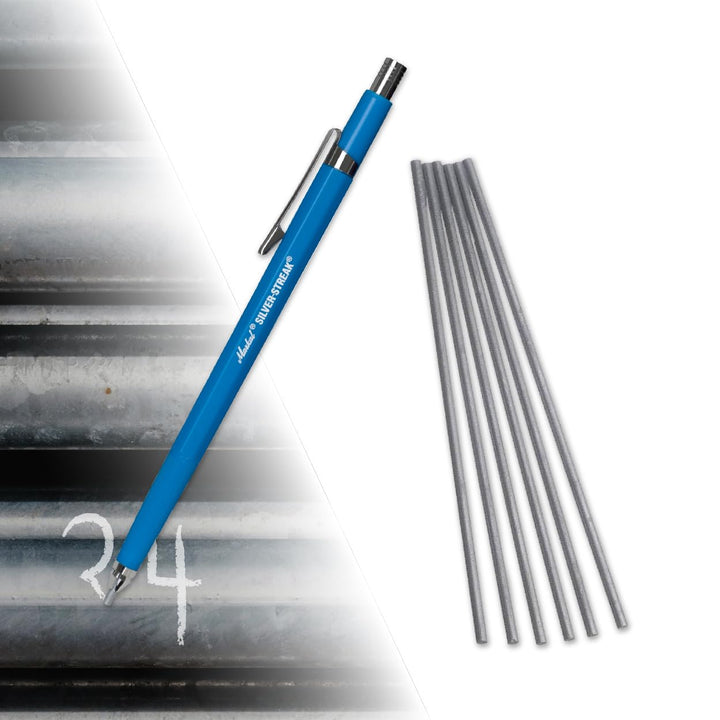 Markal 96107 Silber-Streak Metall-Marker mit 6 Ersatzminen