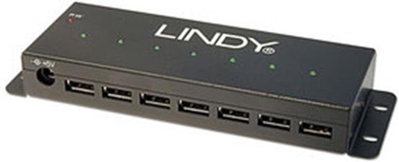 LINDY 42794 7 Port USB 2.0 Metall Hub