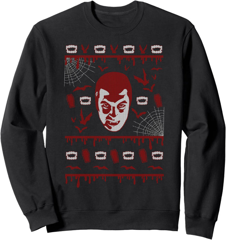 Universal Monsters Christmas Dracula Ugly Sweater Style Sweatshirt
