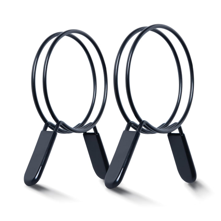 POWERTEC 10,2 cm Doppelschlaufen-Schlauchschellen für Staubsammelschlauch und Trocknerentlüftungssch