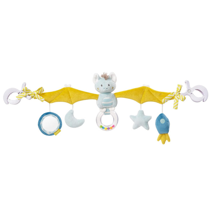 Fehn Kinderwagenkette Spielzeug Fledermaus – Baby Mobile Kette mit niedlichen Figuren zum Aufhängen