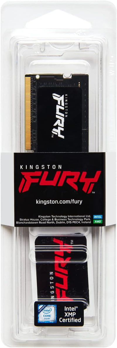 Kingston FURY Impact XMP 16GB 6400MT/s DDR5 CL38 SODIMM Gaming Speicher für Laptop Einzelnes Modul -