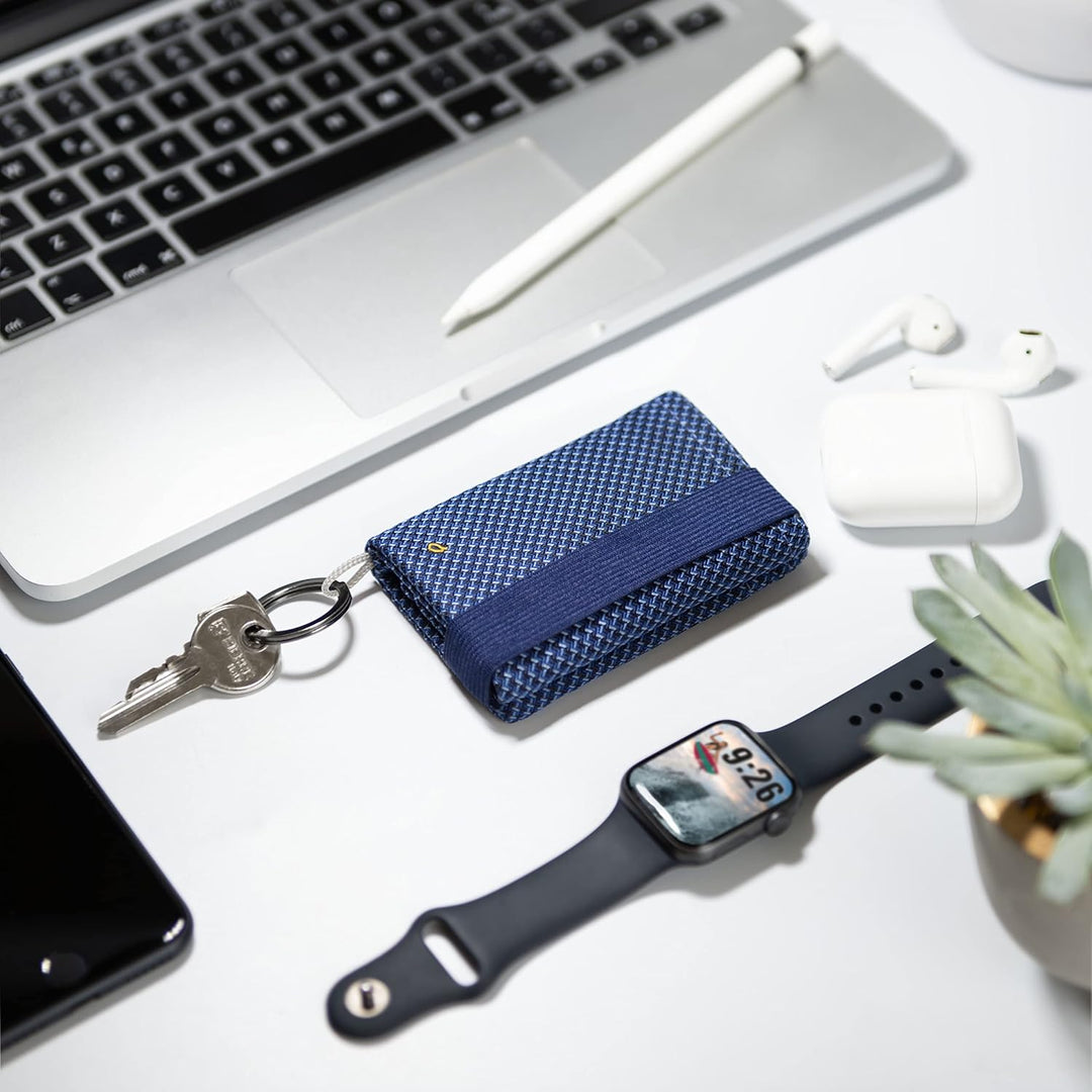 GUGGIARI® Slim Wallet mit RFID Schutz für Kreditkarten-, Bargeld- und Schlüsselhalter - Kartenetui H