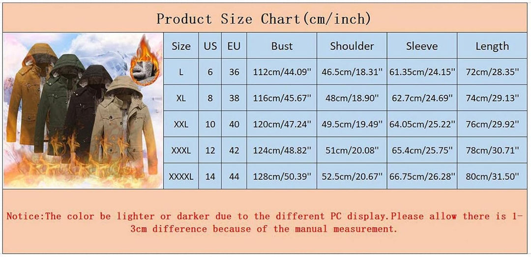 Zhiyao Fleece Cardigan Zip Jacke Herren Winterjacke Lässiger Stehkragen Warm Plus Samt Dicker Mantel