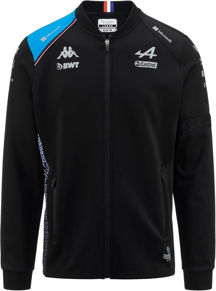 Kappa Herren Sweatshirt M Schwarz, M Schwarz
