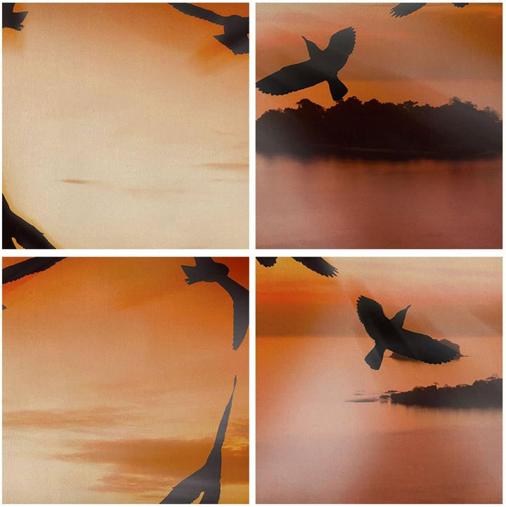 Bilder auf Leinwand Natur Landschaft Insel Meer Leinwandbild 70x50cm Wandbilder Dekoration Wohnzimme