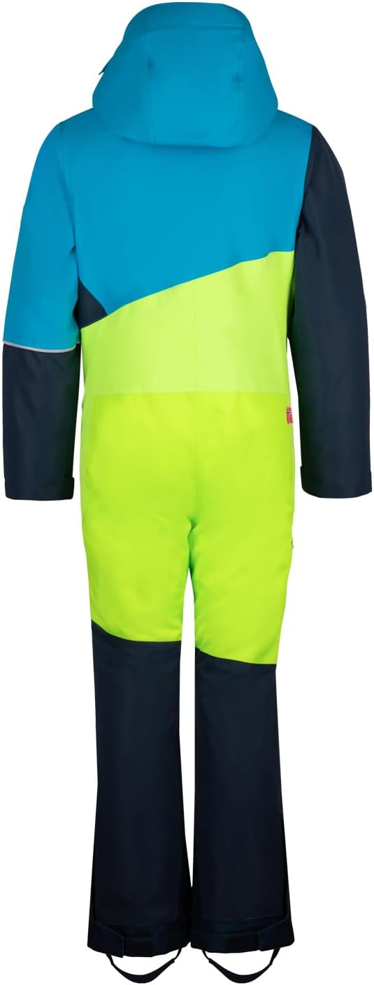 Trollkids Schneeanzug Hallingdal Limette/Nachtblau 98, Limette/Nachtblau 98