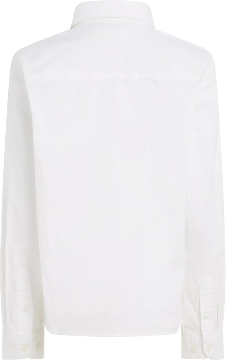 Tommy Hilfiger Jungen Hemd Oxford Stretch 3 Jahre Weiss (White), 3 Jahre Weiß (White)