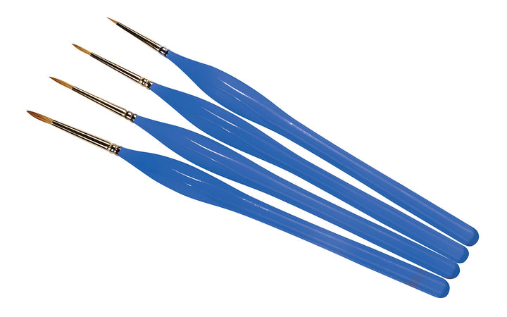 Humbrol AG4304 Detail Zobel-Pinsel-Set Modellbausatz, verschieden, Sable Size 00, 0, 1, 2 Brush Pack